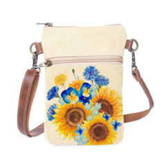 Sunflowers Cellphone Sling