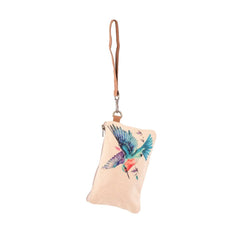 Ruby Hummingbird Wristlet