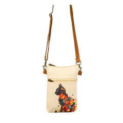 Floral Feline Cellphone Sling