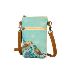 Vintage Birdies Cellphone Sling