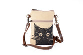 Cat Monochrome Cellphone Sling