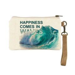 Happiness in Waves Wristlet