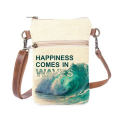 Happiness in Waves Cellphone Sling