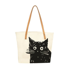 Cat Monochrome Tote